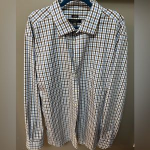 PRONTO UOMO | Men’s 3XLT Checkered No-Iron Dress Shirt